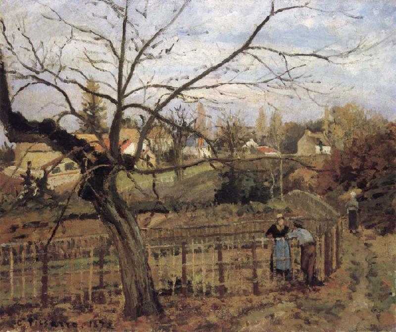 Camille Pissarro The Fence La barriere Germany oil painting art